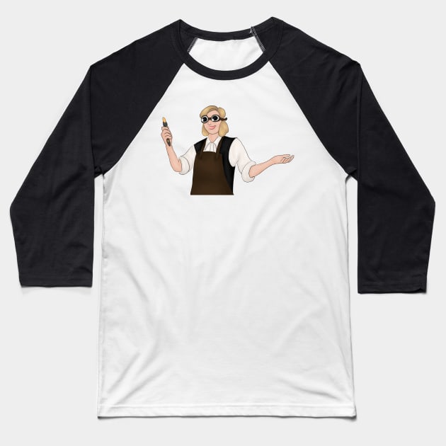 Thirteenth Doctor Baseball T-Shirt by alxandromeda